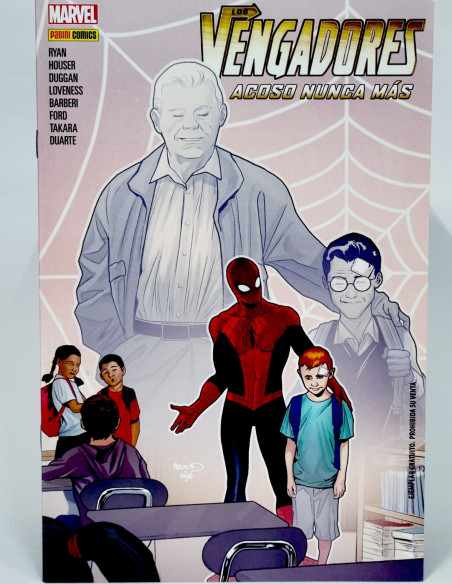 CÓMIC LOS VENGADORES ACOSO NUNCA MAS PANINI MARVEL GRAPA DE KIOSCO