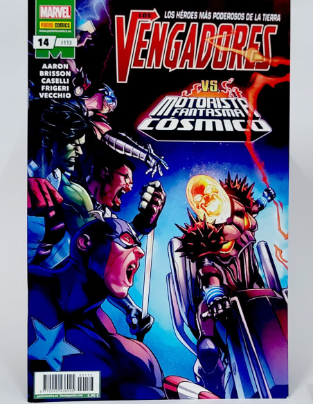 CÓMIC LOS VENGADORES 113 PANINI MARVEL GRAPA DE KIOSCO