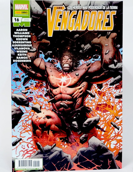 CÓMIC LOS VENGADORES 115 PANINI MARVEL GRAPA DE KIOSCO