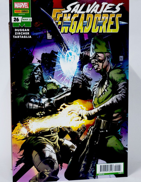 CÓMIC SALVAJES VENGADORES 26 MARZO 2022 PANINI MARVEL GRAPA DE KIOSCO