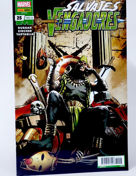 CÓMIC SALVAJES VENGADORES 25 FEBRERO 2022 PANINI MARVEL GRAPA DE KIOSCO