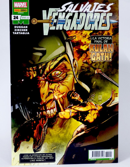 CÓMIC SALVAJES VENGADORES 24 ENERO 2022 PANINI MARVEL GRAPA DE KIOSCO