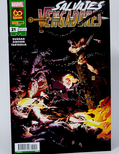 CÓMIC SALVAJES VENGADORES 21 OCTUBRE 2021 PANINI MARVEL GRAPA DE KIOSCO