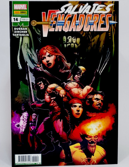 CÓMIC SALVAJES VENGADORES 14 FEBRERO 2021 PANINI MARVEL GRAPA DE KIOSCO