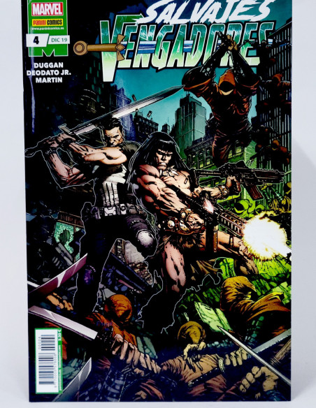 CÓMIC SALVAJES VENGADORES 4 DICIEMBRE 2019 PANINI MARVEL GRAPA DE KIOSCO