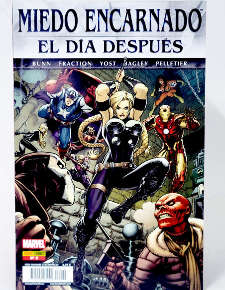 CÓMIC LOS MIEDO ENCARNADO 2 EL DIA DESPUÉS PANINI MARVEL GRAPA DE KIOSCO