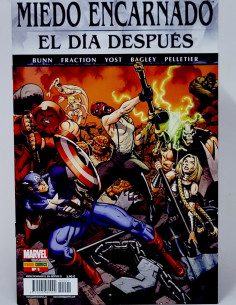 CÓMIC LOS MIEDO ENCARNADO 1 EL DIA DESPUÉS PANINI MARVEL...