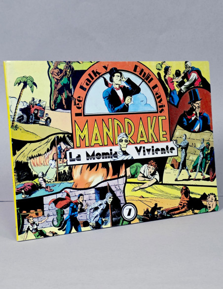 CÓMIC MANDRAKE 7 LA MOMIA VIVIENTE GRANDES CLÁSICOS DE KIOSCO