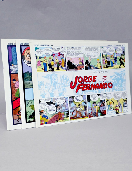CÓMICS JORGE Y FERNANDO COMPLETA SERIE CUADERNILLOS GRANDES CLÁSICOS FACSÍMIL REEDICIÓN DE KIOSCO