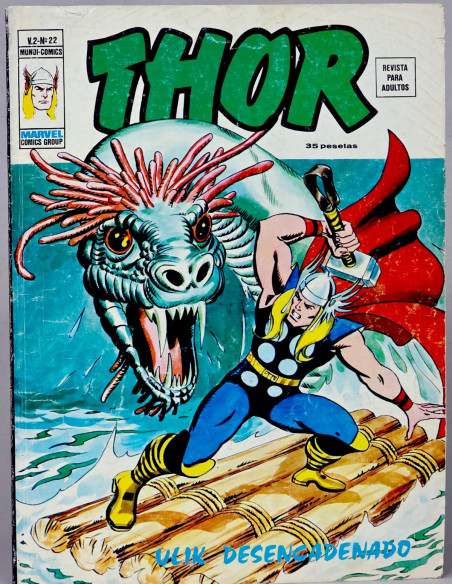 CÓMIC THOR 22 ULIK DESENCADENADO VOL.2 VERTICE MARVEL NORMAL/BUEN ESTADO