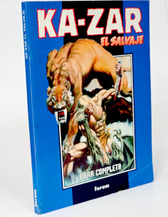 CÓMIC KA-ZAR EL SALVAJE OBRA COMPLETA FORUM MARVEL...