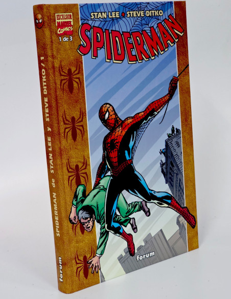 CÓMIC SPIDERMAN 1 EXCELSIOR FORUM MARVEL STAN LEE (SPIDER-MAN) TAPA DURA DE KIOSCO