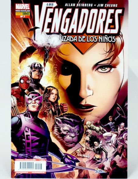 CÓMIC LOS VENGADORES 7 LA CRUZADA DE LOS NIÑOS PANINI MARVEL GRAPA DE KIOSCO