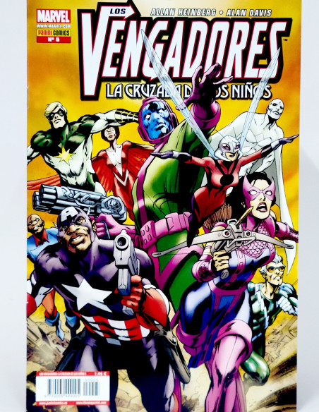 CÓMIC LOS VENGADORES 5 LA CRUZADA DE LOS NIÑOS PANINI MARVEL GRAPA DE KIOSCO