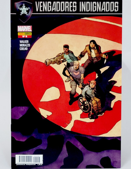 CÓMIC VENGADORES INDIGNADOS 8 PANINI MARVEL GRAPA DE KIOSCO