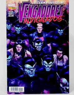 CÓMIC VENGADORES INDIGNADOS 7 PANINI MARVEL GRAPA DE KIOSCO