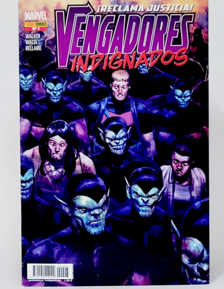 CÓMIC VENGADORES INDIGNADOS 7 PANINI MARVEL GRAPA DE KIOSCO