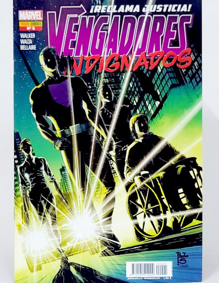 CÓMIC VENGADORES INDIGNADOS 5 PANINI MARVEL GRAPA DE KIOSCO