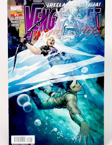 CÓMIC VENGADORES INDIGNADOS 2 PANINI MARVEL GRAPA DE KIOSCO