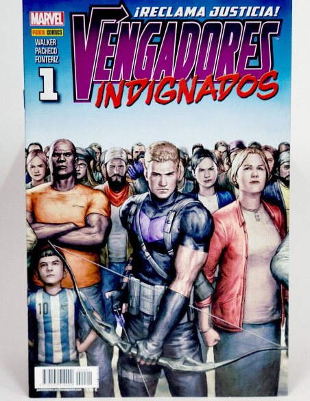 CÓMIC VENGADORES INDIGNADOS 1 PANINI MARVEL GRAPA DE KIOSCO