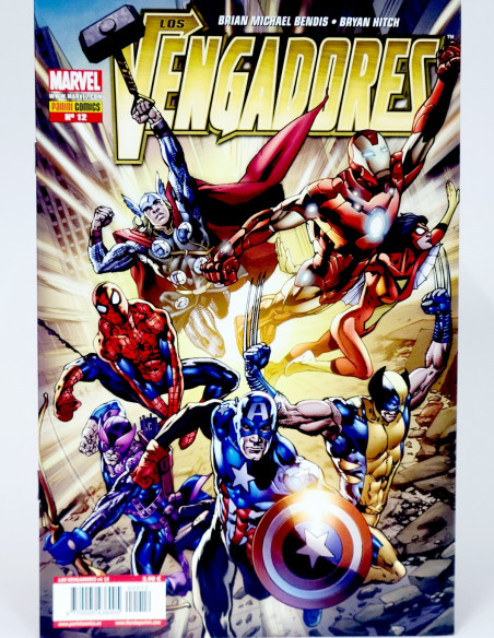 CÓMIC LOS VENGADORES 12 VOL.4 PANINI MARVEL VOLUMEN GRAPA DE KIOSCO