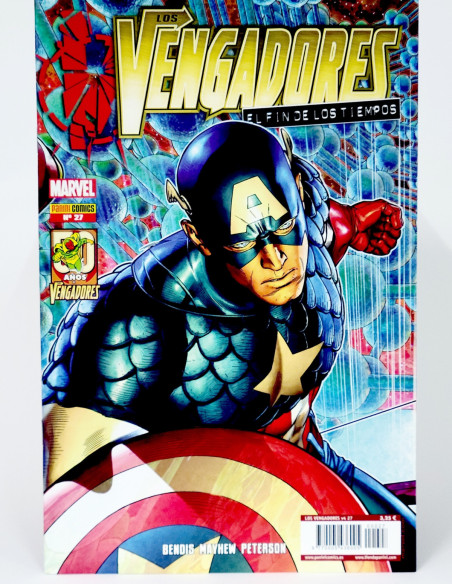 CÓMIC LOS VENGADORES 27 VOL.4 EL FIN DE LOS TIEMPOS PANINI MARVEL VOLUMEN GRAPA DE KIOSCO