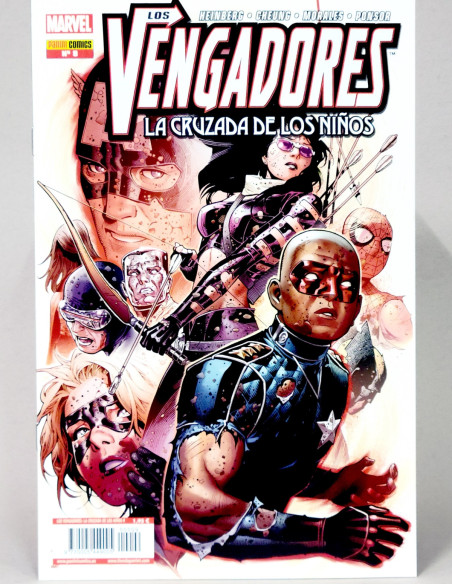 CÓMIC LOS VENGADORES 9 LA CRUZADA DE LOS NIÑOS PANINI MARVEL GRAPA DE KIOSCO
