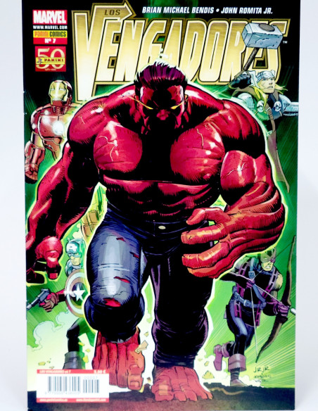 CÓMIC LOS VENGADORES 7 PANINI MARVEL GRAPA DE KIOSCO