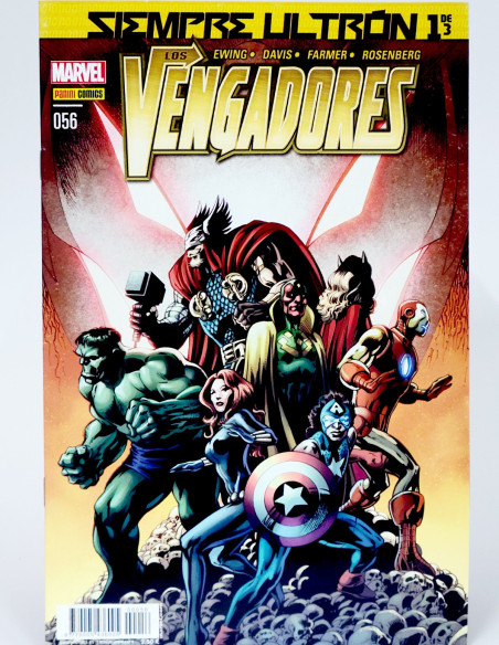 CÓMIC LOS VENGADORES 56 SIEMPRE ULTRON PANINI MARVEL GRAPA DE KIOSCO