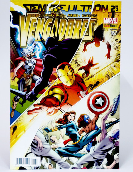 CÓMIC LOS VENGADORES 57 SIEMPRE ULTRON PANINI MARVEL GRAPA DE KIOSCO