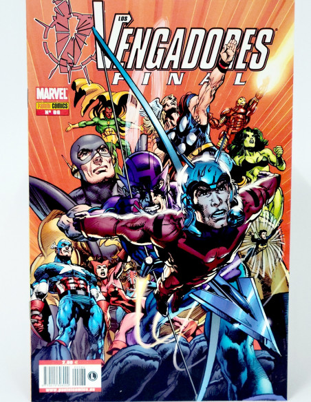 CÓMIC LOS VENGADORES 86 FINAL PANINI MARVEL GRAPA DE KIOSCO
