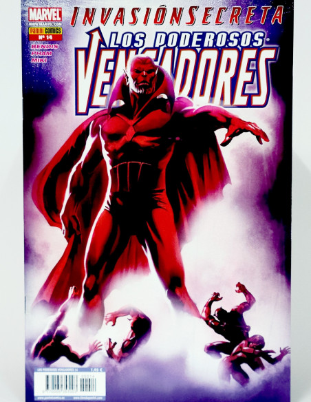 CÓMIC LOS PODEROSOS VENGADORES 14 INVASIÓN SECRETA PANINI MARVEL GRAPA DE KIOSCO