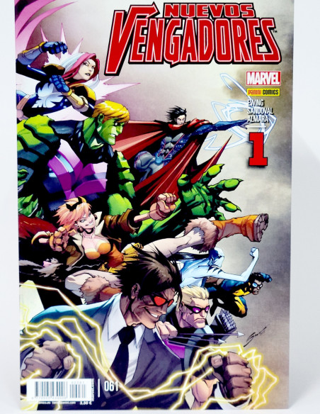 CÓMIC NUEVOS VENGADORES 61 PANINI MARVEL GRAPA DE KIOSCO
