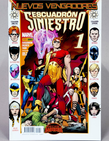 CÓMIC LOS NUEVOS VENGADORES 57 VOL.2 PANINI VOLUMEN MARVEL GRAPA DE KIOSCO