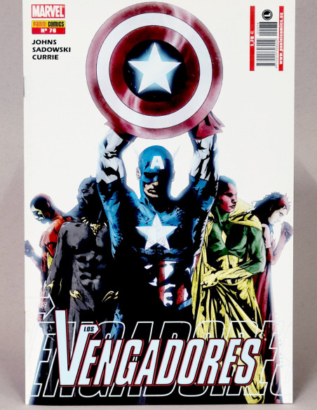CÓMIC LOS VENGADORES 76 PANINI MARVEL GRAPA DE KIOSCO