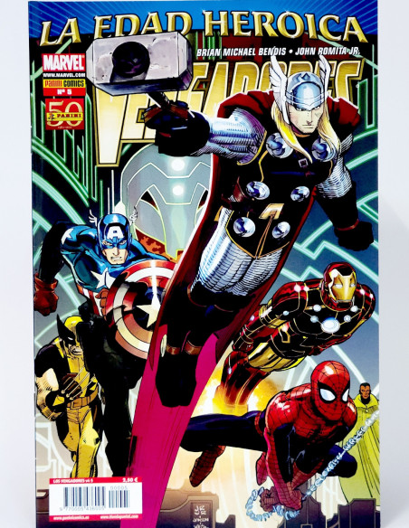 CÓMIC LOS VENGADORES 5 VOL.4 LA EDAD HEROICA PANINI VOLUMEN MARVEL GRAPA DE KIOSCO