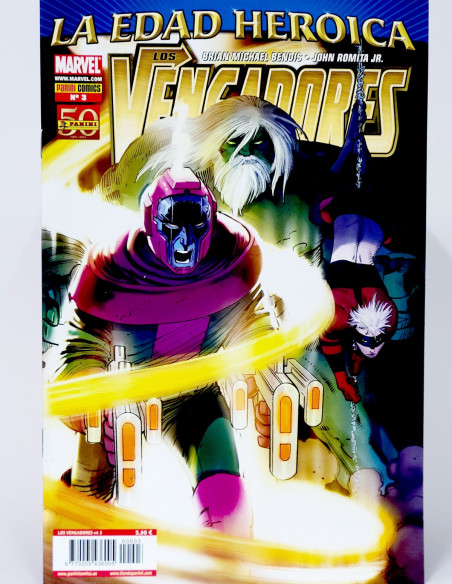 CÓMIC LOS VENGADORES 3 VOL.4 LA EDAD HEROICA PANINI VOLUMEN MARVEL GRAPA DE KIOSCO