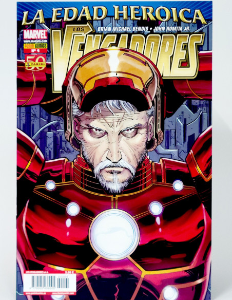 CÓMIC LOS VENGADORES 4 VOL.4 LA EDAD HEROICA PANINI VOLUMEN MARVEL GRAPA DE KIOSCO