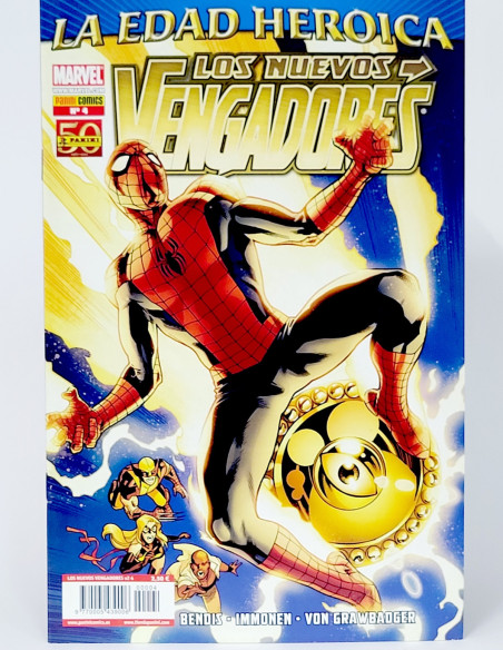 CÓMIC LOS NUEVOS VENGADORES 4 VOL.2 LA EDAD HEROICA PANINI VOLUMEN MARVEL GRAPA DE KIOSCO