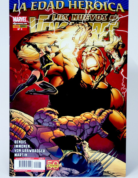 CÓMIC LOS NUEVOS VENGADORES 1 VOL.2 LA EDAD HEROICA PANINI VOLUMEN MARVEL GRAPA DE KIOSCO