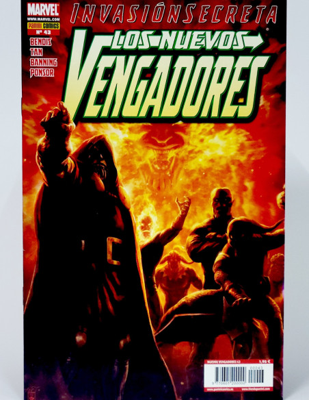 CÓMIC LOS NUEVOS VENGADORES 43 INVASIÓN SECRETA PANINI MARVEL GRAPA DE KIOSCO