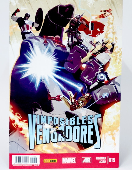 CÓMIC IMPOSIBLES VENGADORES 19 MARVEL NOW PANINI MARVEL GRAPA DE KIOSCO