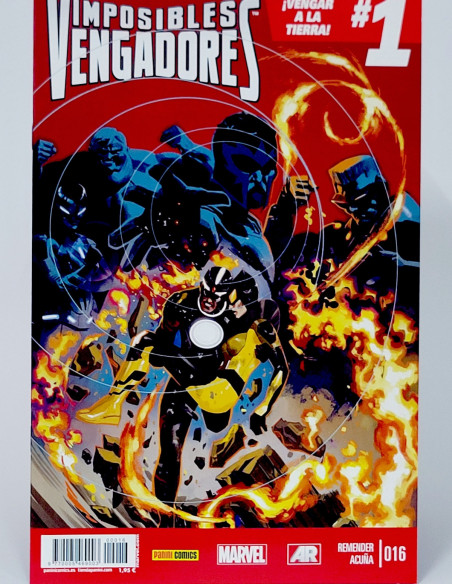 CÓMIC IMPOSIBLES VENGADORES 16 MARVEL NOW PANINI MARVEL GRAPA DE KIOSCO