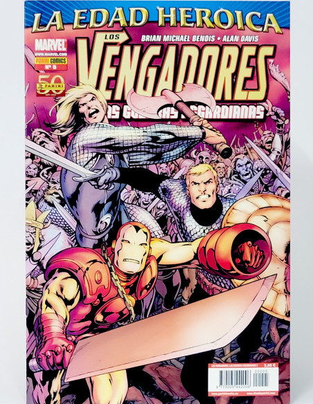 CÓMIC LOS VENGADORES LAS GUERRAS ASGARDIANAS 5 LA EDAD HEROICA PANINI MARVEL GRAPA DE KIOSCO