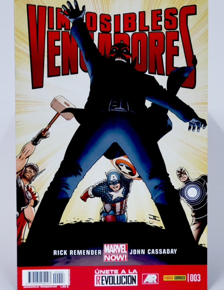 CÓMIC IMPOSIBLES VENGADORES 3 MARVEL NOW PANINI MARVEL GRAPA DE KIOSCO