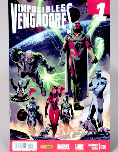 CÓMIC IMPOSIBLES VENGADORES 26 PANINI MARVEL GRAPA MUY...