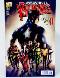 CÓMIC IMPOSIBLES VENGADORES 47 CIVIL WAR II PANINI MARVEL...
