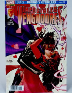 CÓMIC IMPOSIBLES VENGADORES 61 LEGACY BARRAS Y ESTRELLAS...