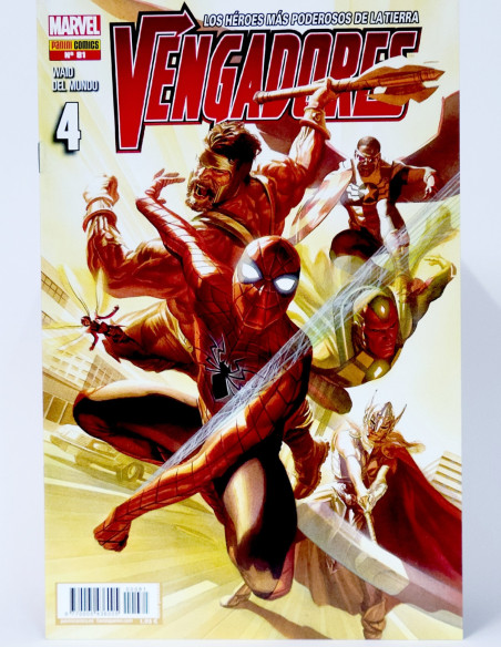 CÓMIC LOS VENGADORES 81 PANINI MARVEL GRAPA DE KIOSCO