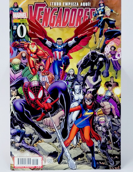 CÓMIC LOS VENGADORES 63 NUEVO Y DIFERENTE UNIVERSO PANINI MARVEL GRAPA DE KIOSCO